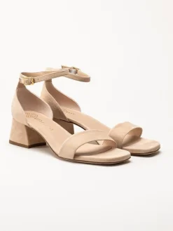 Unisa - Kanie_Ks - Beige sandaletter i mocka