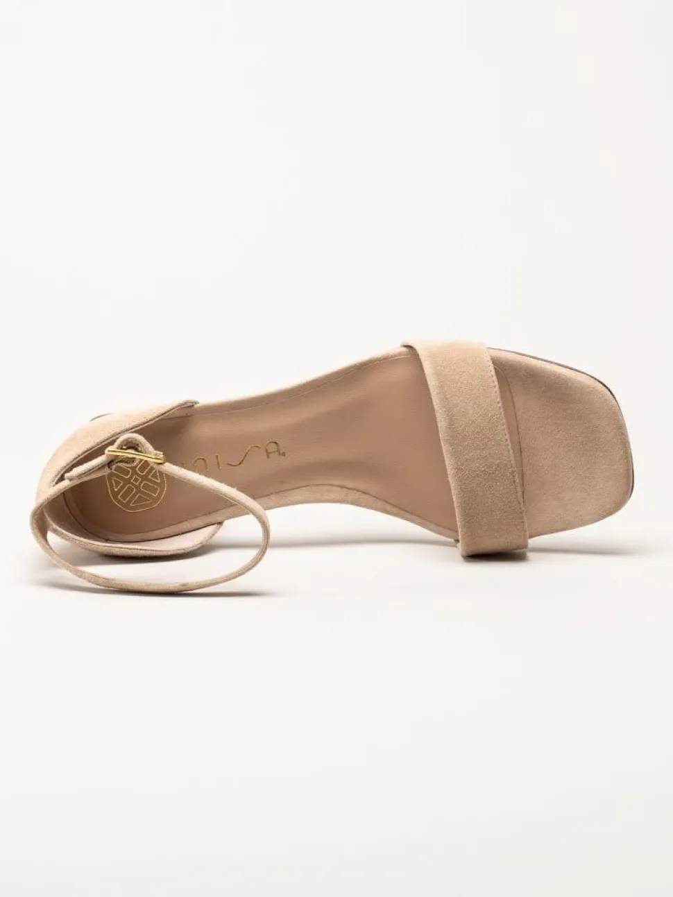 Unisa - Kanie_Ks - Beige sandaletter i mocka