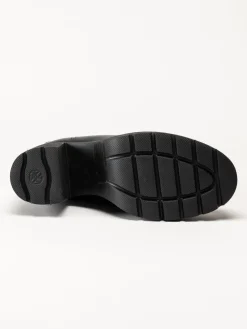 Unisa - KLINO_F25_STT - Svarta högklackade boots i skinn