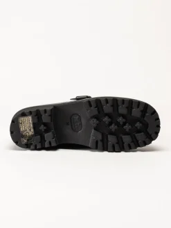 Unisa - Svarta loafers i skinn