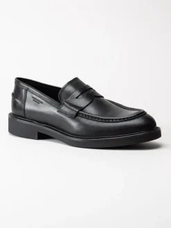 Vagabond - Alex M - Svarta loafers i skinn