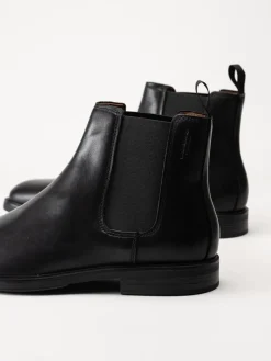 Vagabond - Andrew - Svarta chelsea boots i skinn