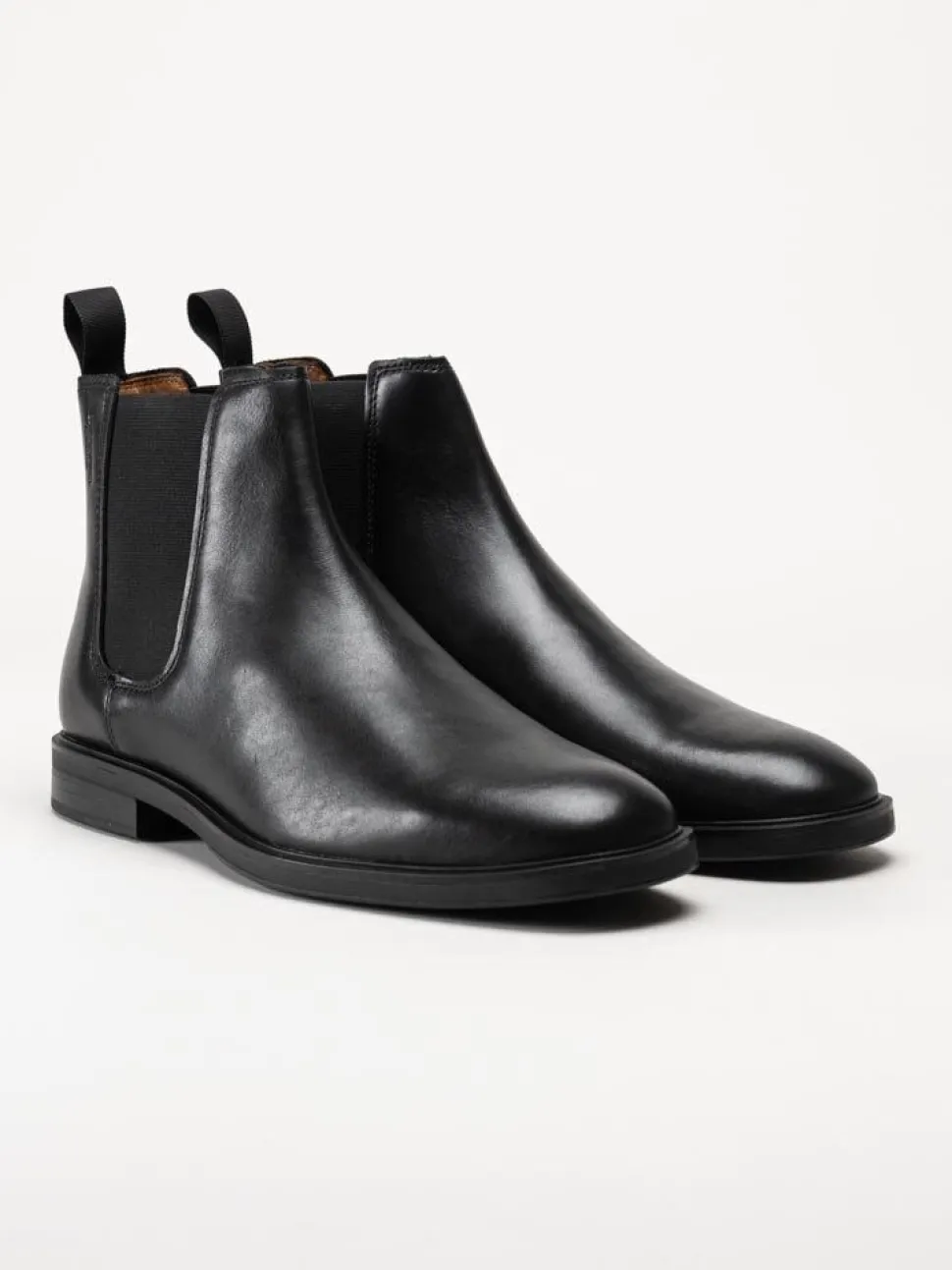 Vagabond - Andrew - Svarta chelsea boots i skinn
