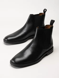 Vagabond - Andrew - Svarta chelsea boots i skinn