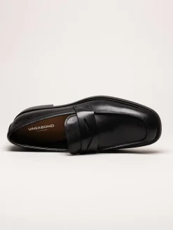 Vagabond - Andrew - Svarta loafers i skinn