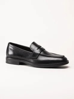 Vagabond - Andrew - Svarta loafers i skinn