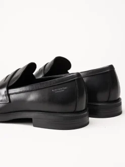 Vagabond - Andrew - Svarta loafers i skinn