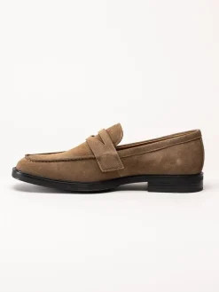 Vagabond - Andrew - Taupefärgade loafers i mocka