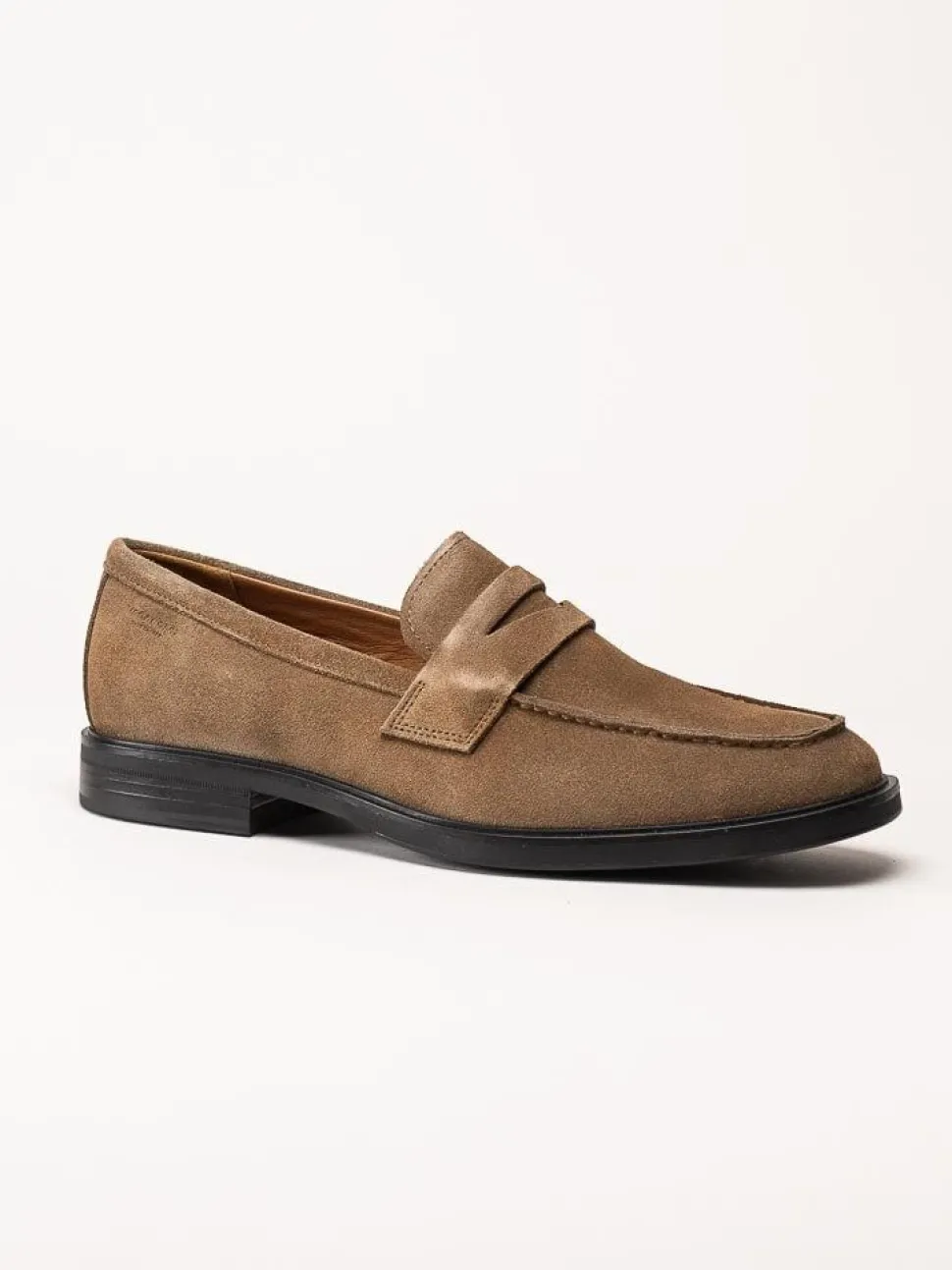 Vagabond - Andrew - Taupefärgade loafers i mocka