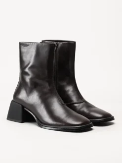 Vagabond - Ansie - Mörkbruna stövletter i skinn