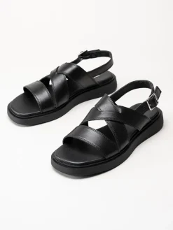 Vagabond - Connie - Svarta sandaler i skinn