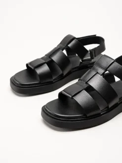 Vagabond - Connie - Svarta sandaler i skinn