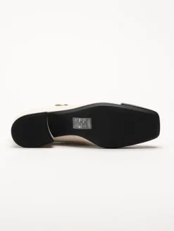 Vagabond - Debbi - Ljusbeige Mary Jane pumps i skinn