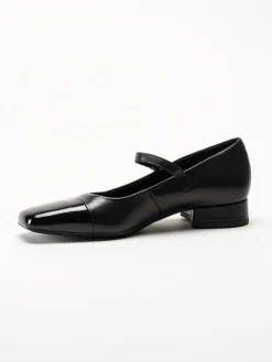 Vagabond - Debbi - Svarta Mary Jane pumps i skinn