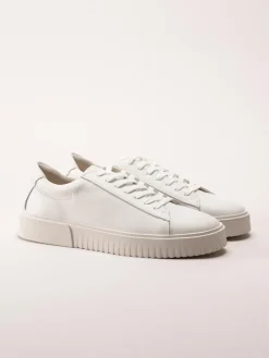 Vagabond - Derek - Vita sneakers i skinn