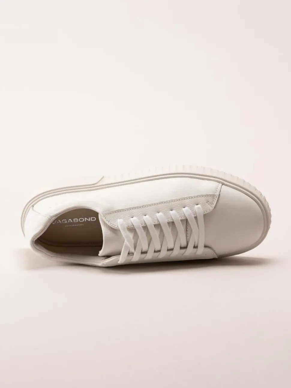 Vagabond - Derek - Vita sneakers i skinn