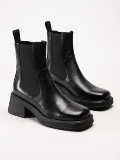 Vagabond - Dorah - Svarta chelsea boots med klack