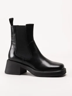Vagabond - Dorah - Svarta chelsea boots med klack