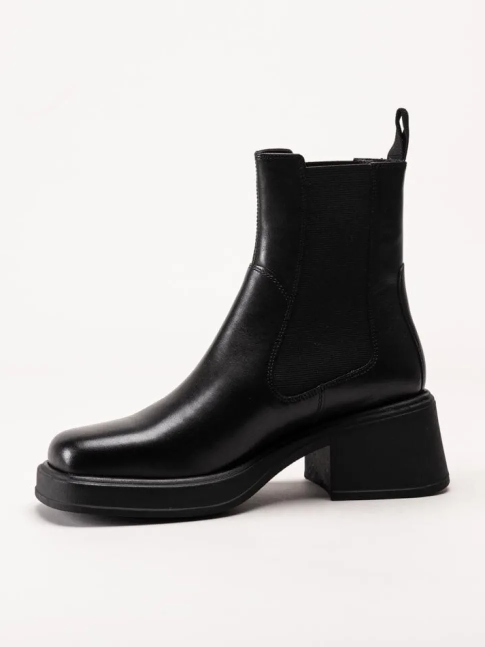 Vagabond - Dorah - Svarta chelsea boots med klack