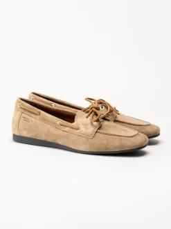 Vagabond - Hillary - Beige båt-inspirerade mockaskor