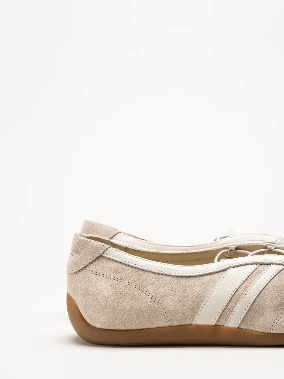 Vagabond - Hollie - Offwhite sportiga ballerinaskor