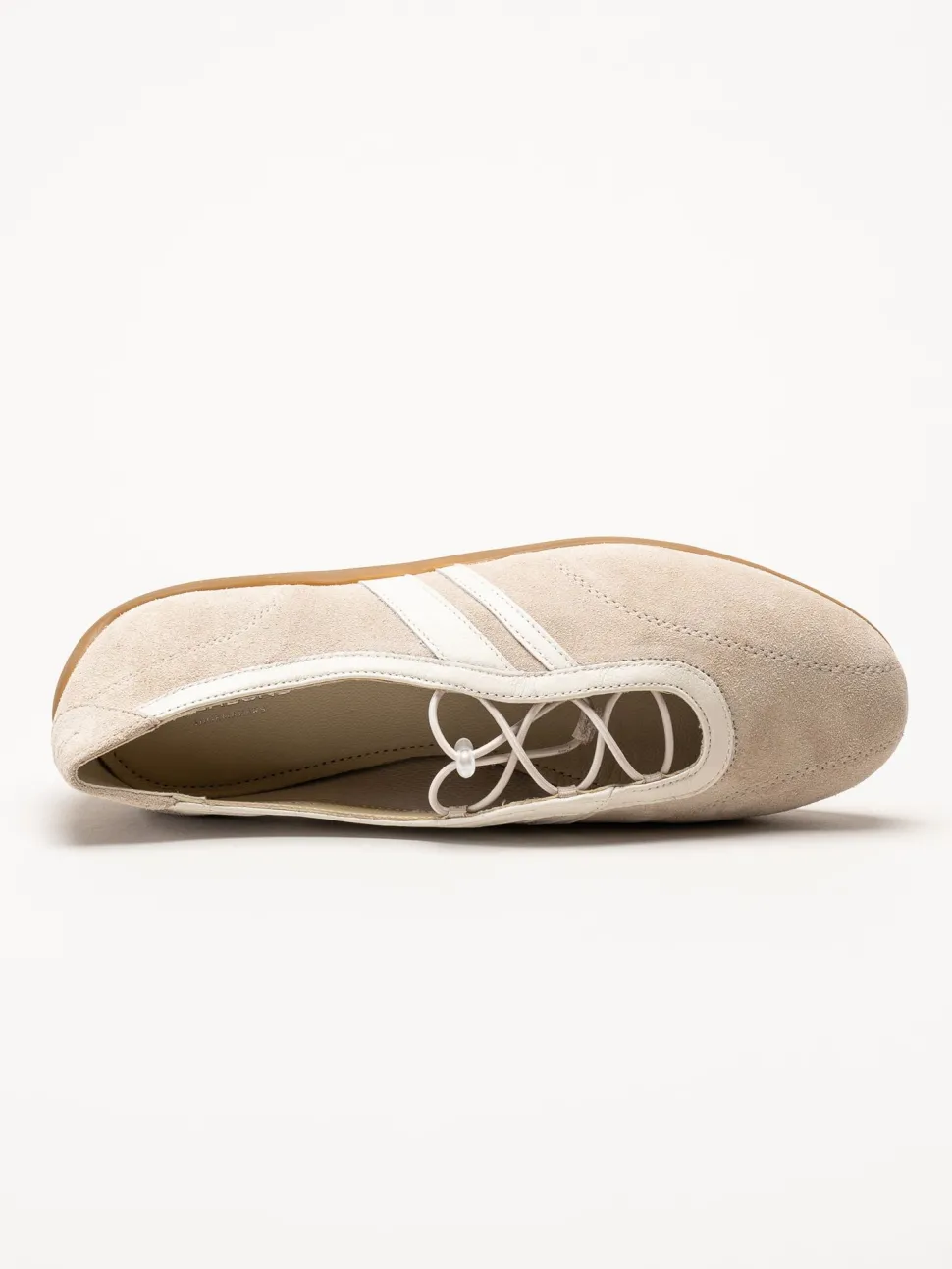 Vagabond - Hollie - Offwhite sportiga ballerinaskor