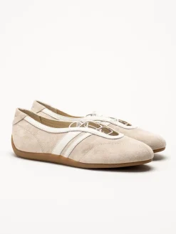 Vagabond - Hollie - Offwhite sportiga ballerinaskor