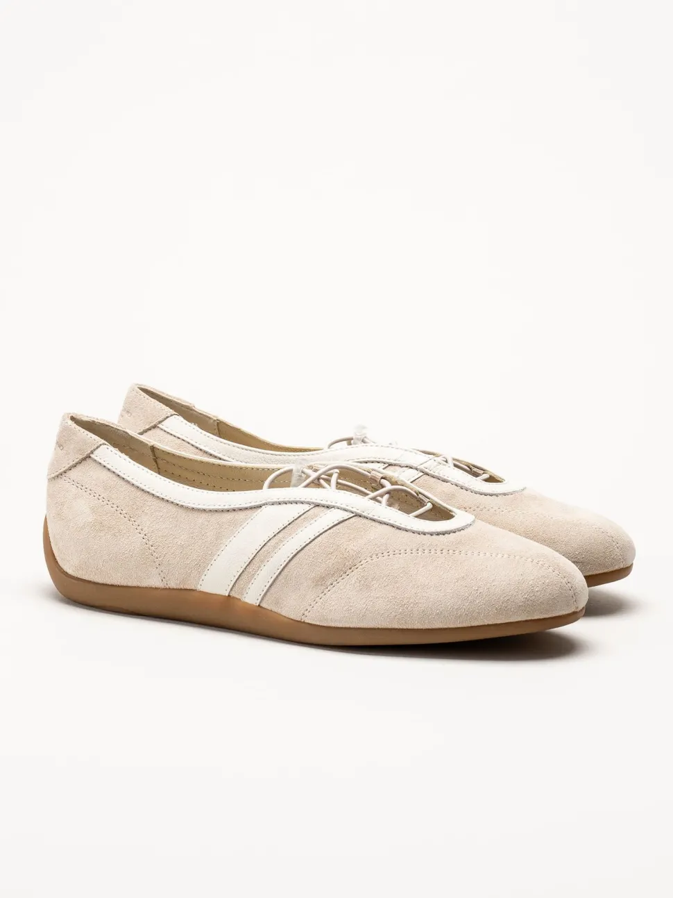Vagabond - Hollie - Offwhite sportiga ballerinaskor