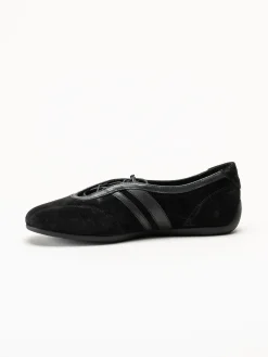 Vagabond - Hollie - Svarta sportiga ballerinaskor