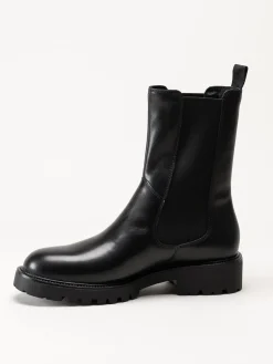 Vagabond - Kenova - Svarta chelsea boots i skinn