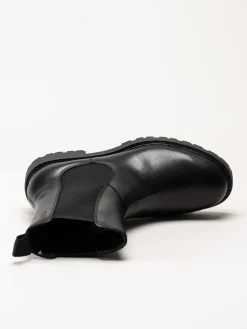 Vagabond - Kenova - Svarta chelsea boots i skinn
