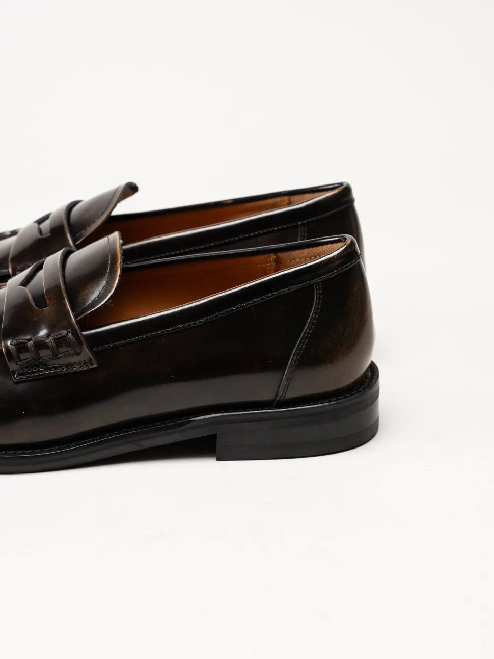 Vagabond - Linn - Bruna loafers i polido