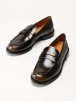 Vagabond - Linn - Bruna loafers i polido