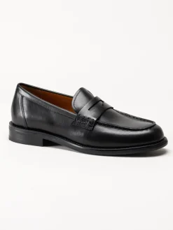Vagabond - Linn - Svarta loafers i skinn