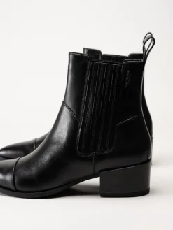 Vagabond - Marja - Svarta boots i skinn