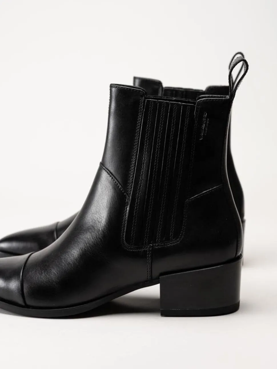 Vagabond - Marja - Svarta boots i skinn