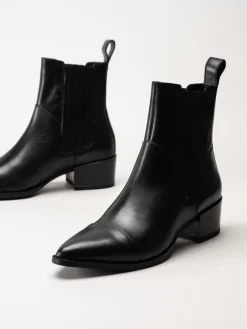 Vagabond - Marja - Svarta boots i skinn