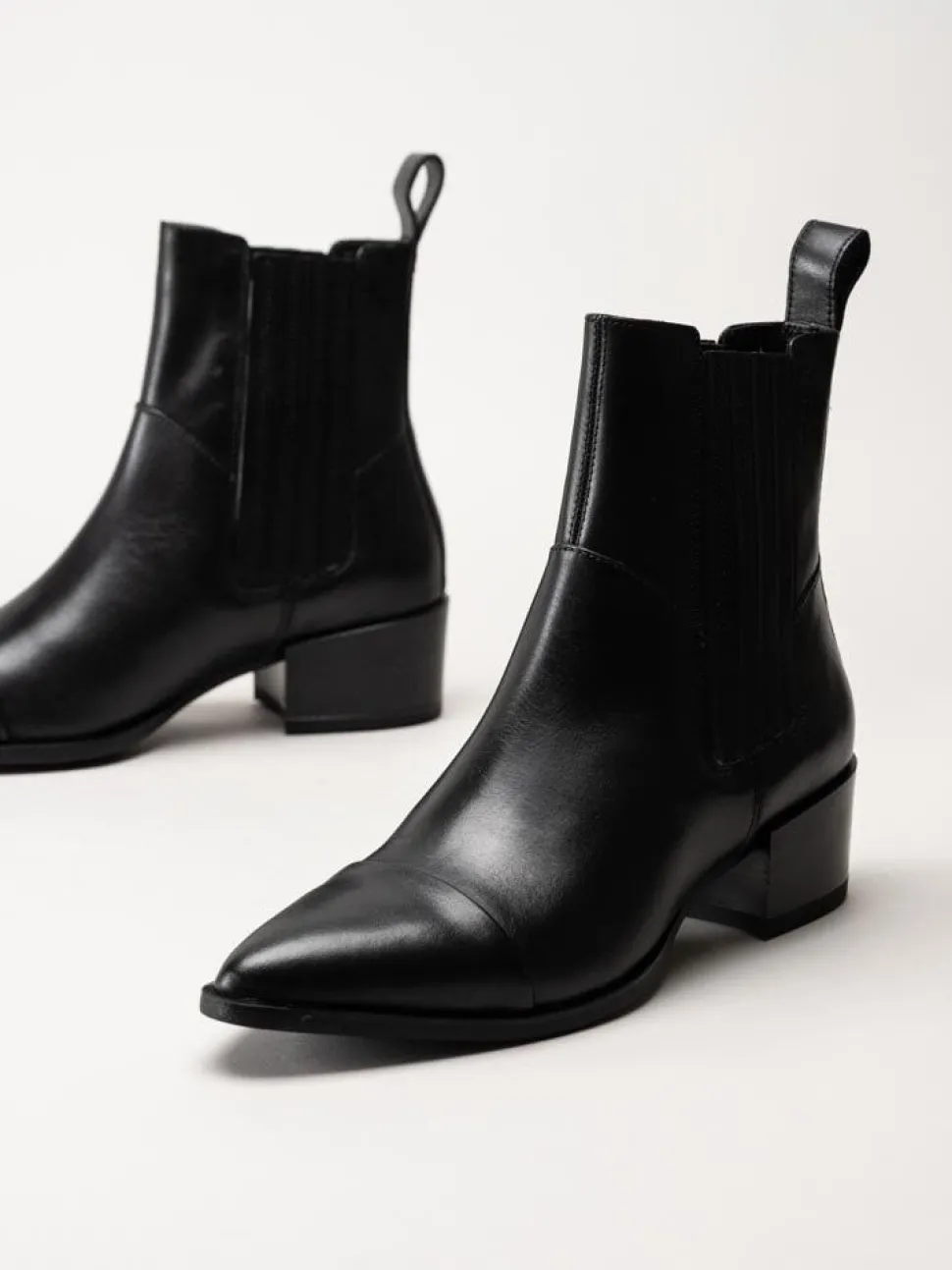 Vagabond - Marja - Svarta boots i skinn