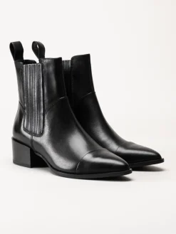 Vagabond - Marja - Svarta boots i skinn