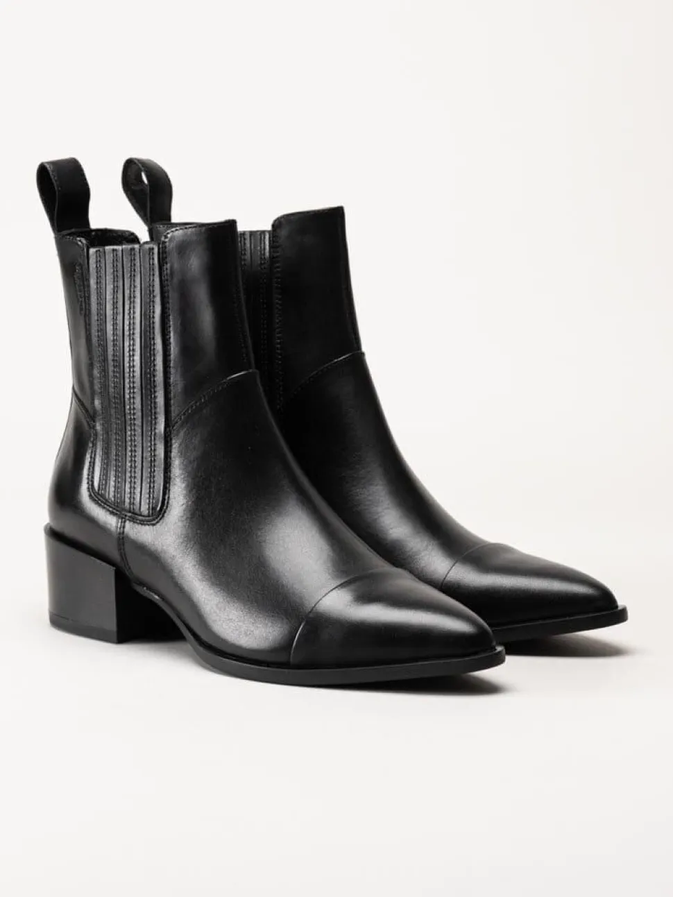 Vagabond - Marja - Svarta boots i skinn
