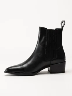 Vagabond - Marja - Svarta boots i skinn