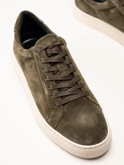 Vagabond - Paul 2.0 - Gröna sneakers i mocka