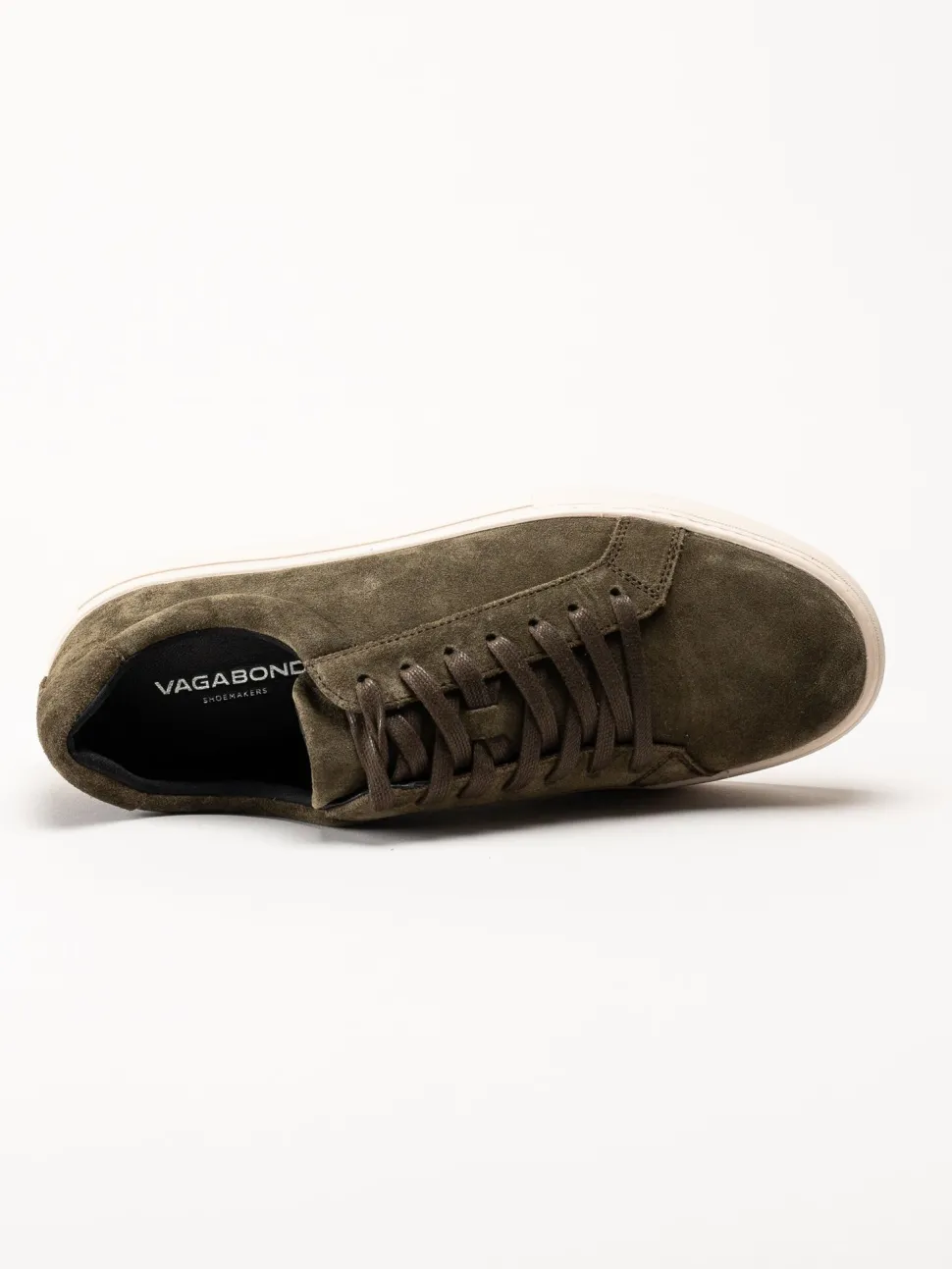 Vagabond - Paul 2.0 - Gröna sneakers i mocka