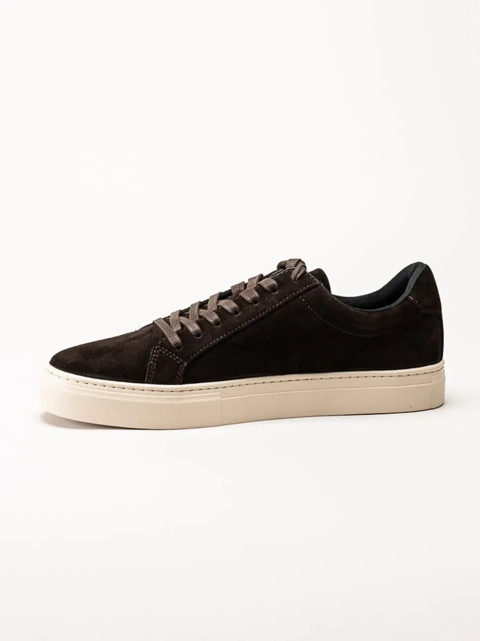 Vagabond - Paul 2.0 - Mörkbruna sneakers i mocka
