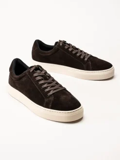 Vagabond - Paul 2.0 - Mörkbruna sneakers i mocka