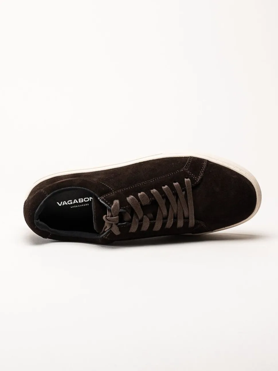 Vagabond - Paul 2.0 - Mörkbruna sneakers i mocka