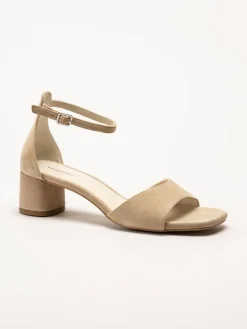 Vagabond - Piper - Beige sandaletter i mocka