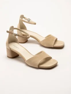Vagabond - Piper - Beige sandaletter i mocka