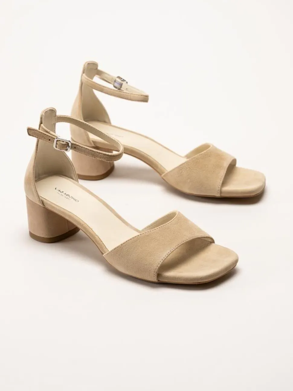 Vagabond - Piper - Beige sandaletter i mocka