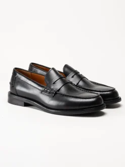 Vagabond - Steven - Svarta loafers i skinn